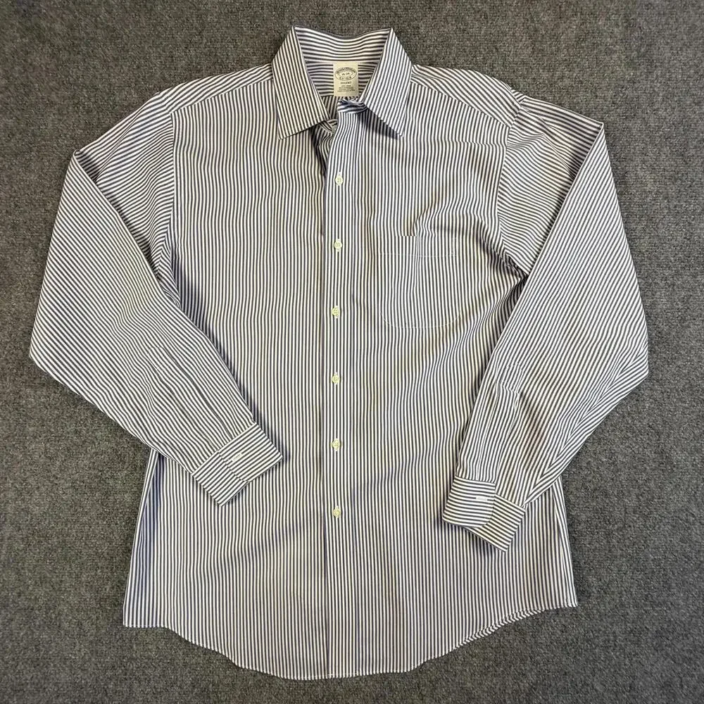 Brooks Brothers‎ Regent Non-Iron Striped Dress Shirt 16-34 #1803